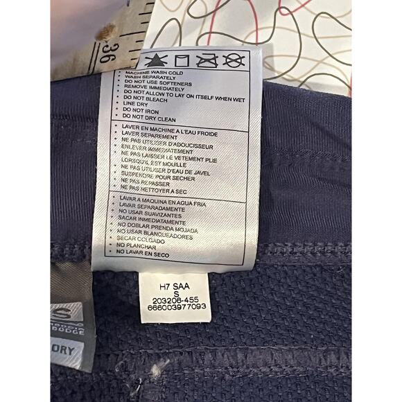 Nike Pants Womens Small Navy Blue White Dri-FIT Tapered Track Athletic Gym - Picture 7 of 12